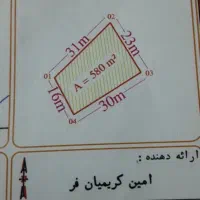 فروش زمین ۵۸۰ متری در دغاغله|فروش زمین و ملک کلنگی|اهواز, دغاغله|دیوار