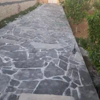 اجرای سنگ لاشه سنگ ورقه ای فروش سنگ لاشه