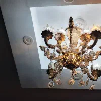 لوستر 8 شاخه 8 ماه گرفتم نو هست|لوستر و چراغ آویز|پردیس, فاز ۳|دیوار