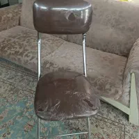 صندلی تاشو استیل چرم