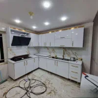 زیبایی کابینت های نوکلاسیک/دستگیره طلایی/کد 5677|مصالح و تجهیزات ساختمان|نور, |دیوار