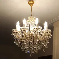 ۲ عدد لوستر کریستال