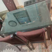 میز ناهار خوری 6 نفره چوب درجه 1 درحدنو