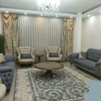 ست مبلمان و غذاخوری طوسی کرم درحد