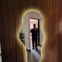 طراحی آینه بک لایت ونصب انواع آیینه|آینه|مشهد, جانباز|دیوار