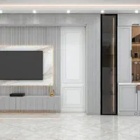 ساخت کابینت و کمد دم قسط|کتابخانه، شلف، قفسه‌های دیواری|بم, |دیوار