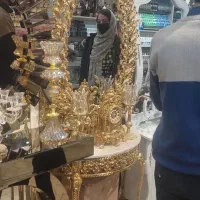 گنجه و اینه شعمدون طرح برنج رنگ ثابت|بوفه، ویترین، کنسول|مشهد, طبرسی شمالی|دیوار