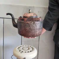 ظروف مسی قدیمی|کلکسیون اشیاء عتیقه|شیراز, پودنک|دیوار