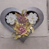 شلف قلبی ۳تایی|ساعت دیواری و تزئینی|نسیم‌شهر, |دیوار