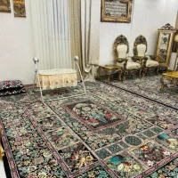 فرش ۱۰۰۰ شانه طرح باغ ارم