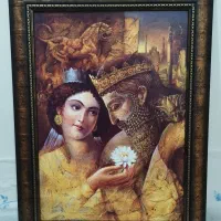 دو عدد تابلو قدیمی|کلکسیون اشیاء عتیقه|اهواز, گلستان|دیوار