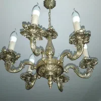 لوستر|لوستر و چراغ آویز|تهران, سوهانک|دیوار