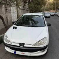 206 تیپ 2 سفید مدل 1396