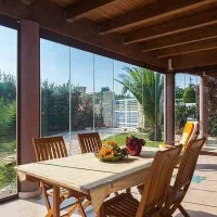 شیشه ریلی و تاشو بالکن، جام بالکنی،شیشه دودی بالکن|مصالح و تجهیزات ساختمان|کرج, عظیمیه|دیوار