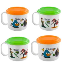 لیوان درب دار سینی کودک ظرف غذا مدرسه پازل ریسه