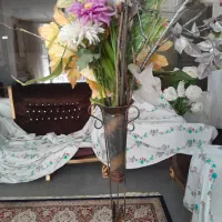 کوزه سفالی چهار دسته گلدان سرامیکی وپلاستیکی|گل مصنوعی|اصفهان, جلفا|دیوار