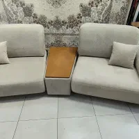 مبل مدل ال لوبیایی/طرح تعویض/لوستر 3شاخه اشانتیون