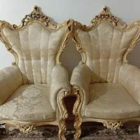 فروش یک سته مبل سلطنتی ۹ نفره ومیز ناهار خوری ۸نفر|مبلمان خانگی و میز عسلی|ساری, |دیوار