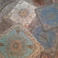 ۴ عدد ترمه سنتی اصفهان