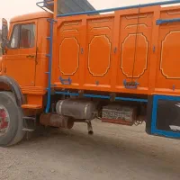 فروش کامیون باری زرد نارنجی شماره