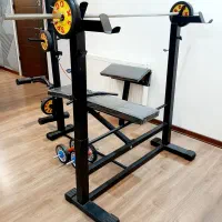 میز ورشی ۵۸کاره پروفیل۶۰در۶۰عرض ۱۱۰ دستگاه بدنسازی|تجهیزات ورزشی|کرج, کوی مهر|دیوار