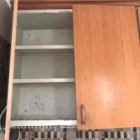 کابینت فلزی با درب ام دی اف و طرح چوب|مصالح و تجهیزات ساختمان|پردیس, فاز ۲|دیوار