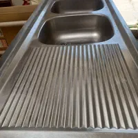 سینگ ظرفشوئی دو لگن|مصالح و تجهیزات ساختمان|اسفرورین, |دیوار