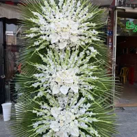 تاج گل ترحیم گل سبدگل ودسته گل