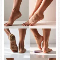 مدل کفسابی .رفع ترک و شکاف و پوسته پا