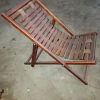 صندلی تاشو چوبی قابل تنظیم به حالت تخت خواب