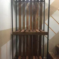 قفسه ، دکور، پیشخوان و صندلی|کتابخانه، شلف، قفسههای دیواری|قم, باسکول|دیوار