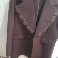 کت زنانه قهوه‌ای