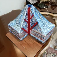 کاردستی کوه اتش فشان