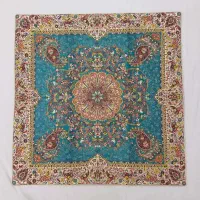 رومیزی ترمه یزد طرح افشار - شب یلدا و سفره هفت سین|پرده، رانر، رومیزی|تهران, منیریه|دیوار