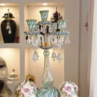 شمعدان ۵ شاخه نقاشی|صنایع دستی و سایر لوازم تزئینی|تهران, تهرانسر شمالی|دیوار