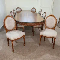 میز ناهارخوری ۸ نفره چوب