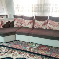 مبل ال ۸نفره همراه با میز بزرگ وچهار تاعسلی تاشو|مبلمان خانگی و میز عسلی|قدس, شهر‌قدس|دیوار