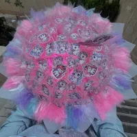 دست گل عروسکی چاپی|گل مصنوعی|بندر ماهشهر, |دیوار