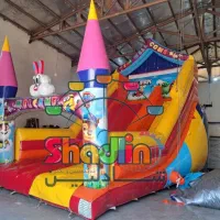 سرسره بادی قصربادی شهربازی ارتفاع۹متر ( شادلین )