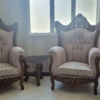 فروش مبلمان نه نفره|مبلمان خانگی و میز عسلی|کرج, دهقان ویلا|دیوار
