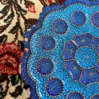 ظرف میناکاری|صنایع دستی و سایر لوازم تزئینی|اصفهان, باغ فردوس|دیوار
