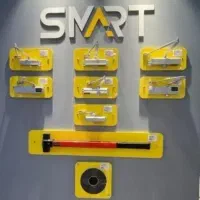 قفل(بازویی)جک درب ضدحریق(آرام بند9)دستگیره کلیدخور