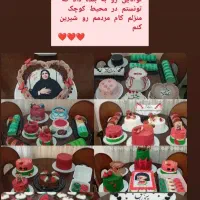سفارش خانگی کیک تولد رولت شیرینی دسر موچی|خوردنی و آشامیدنی|اهواز, پادادشهر|دیوار