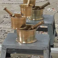 هاونگ ظروف پذیرایی قابلمه برنز سماور مس فلاکس کتری