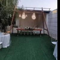 باغ تالار باغ مراسم عروسی جشن نامزدی تولدخانوادگی|اجارهٔ کوتاه‌مدت ویلا و باغ|ملارد, |دیوار