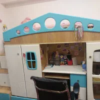 تخت چند منظوره دوطبقه در حد نو