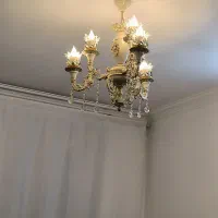 لوستر پتینه سرامیکی رنگ جدید|لوستر و چراغ آویز|مشهد, خواجه ربیع|دیوار