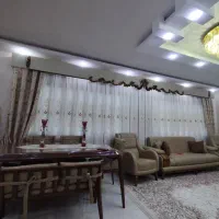 پرده سلطنتی ۷ متری و کتیبه سفید کرم در حد نو|پرده، رانر، رومیزی|رشت, فلسطین|دیوار