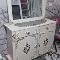 تلوزیون و میز تلوزیون با کنسول|تلویزیون و پروژکتور|پاکدشت, پاکدشت (مامازند)|دیوار