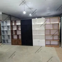 قفسه ، کتابخانه عرض ۸۰ کمددار و تمام قفسه